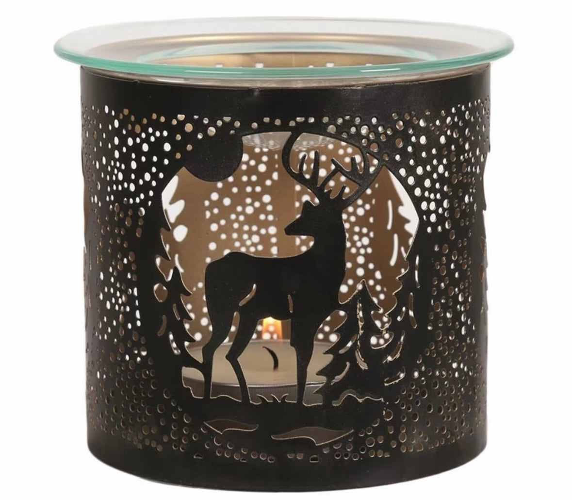 Stag Wax Melt Warmer & π Handmade Rectangle Clamshell Melt