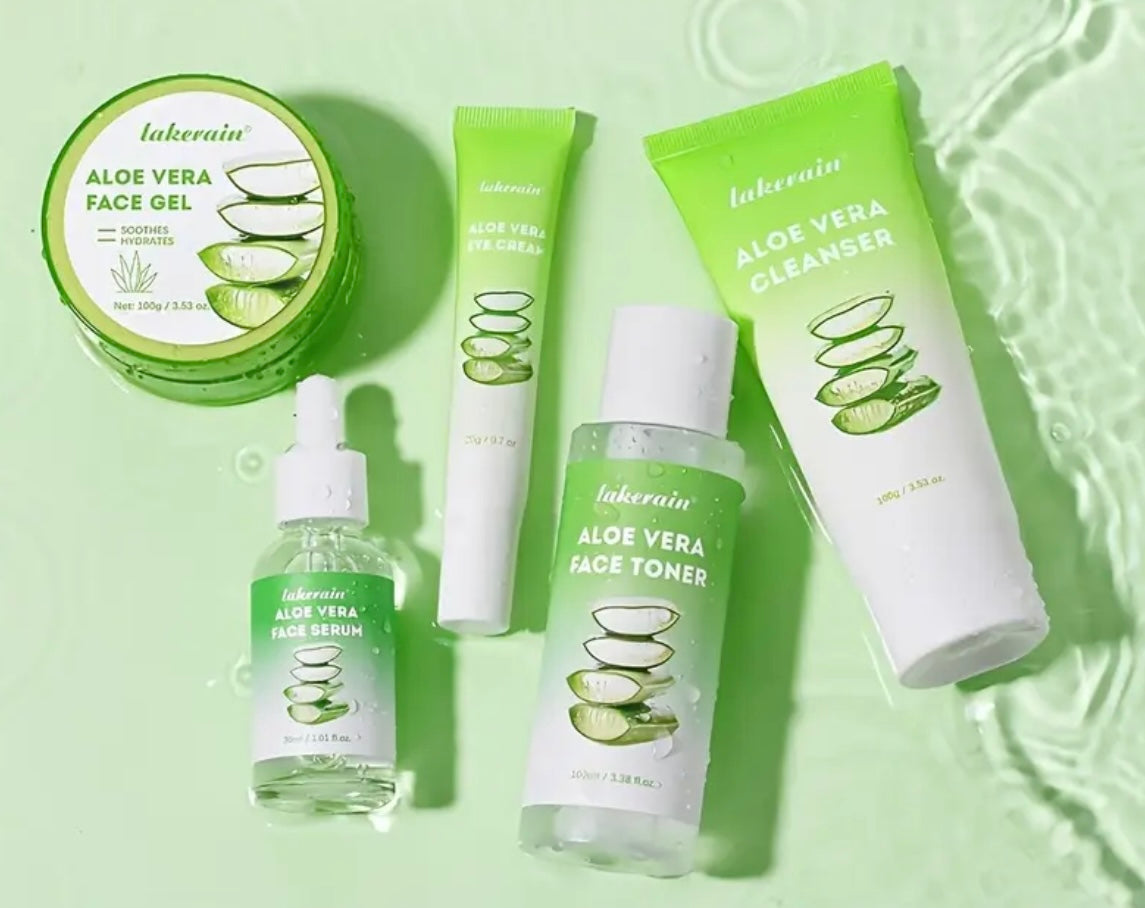 5 Pack Aloe Vera Skin Care Set