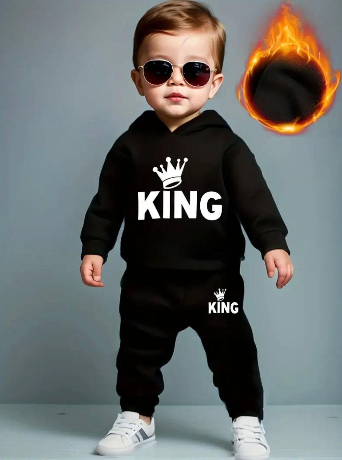 Baby Boys King Tracksuit