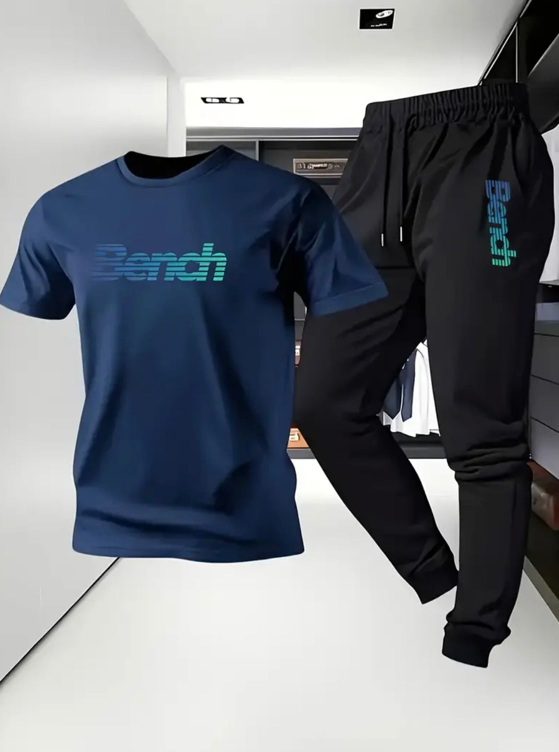 Mens Bench T-Shirt & Joggers