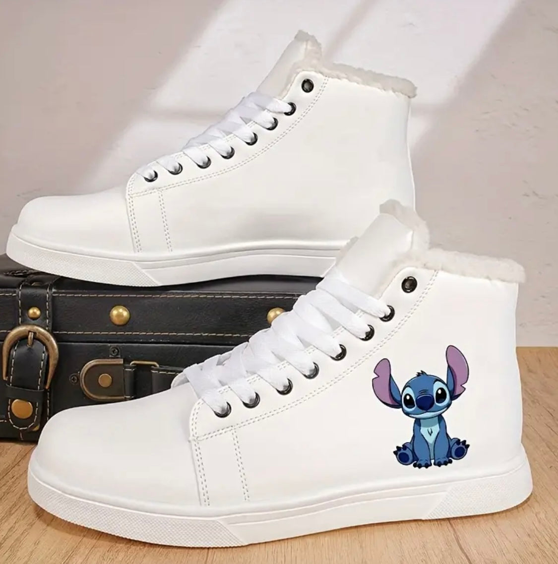 Womens Blue Alien High Tops
