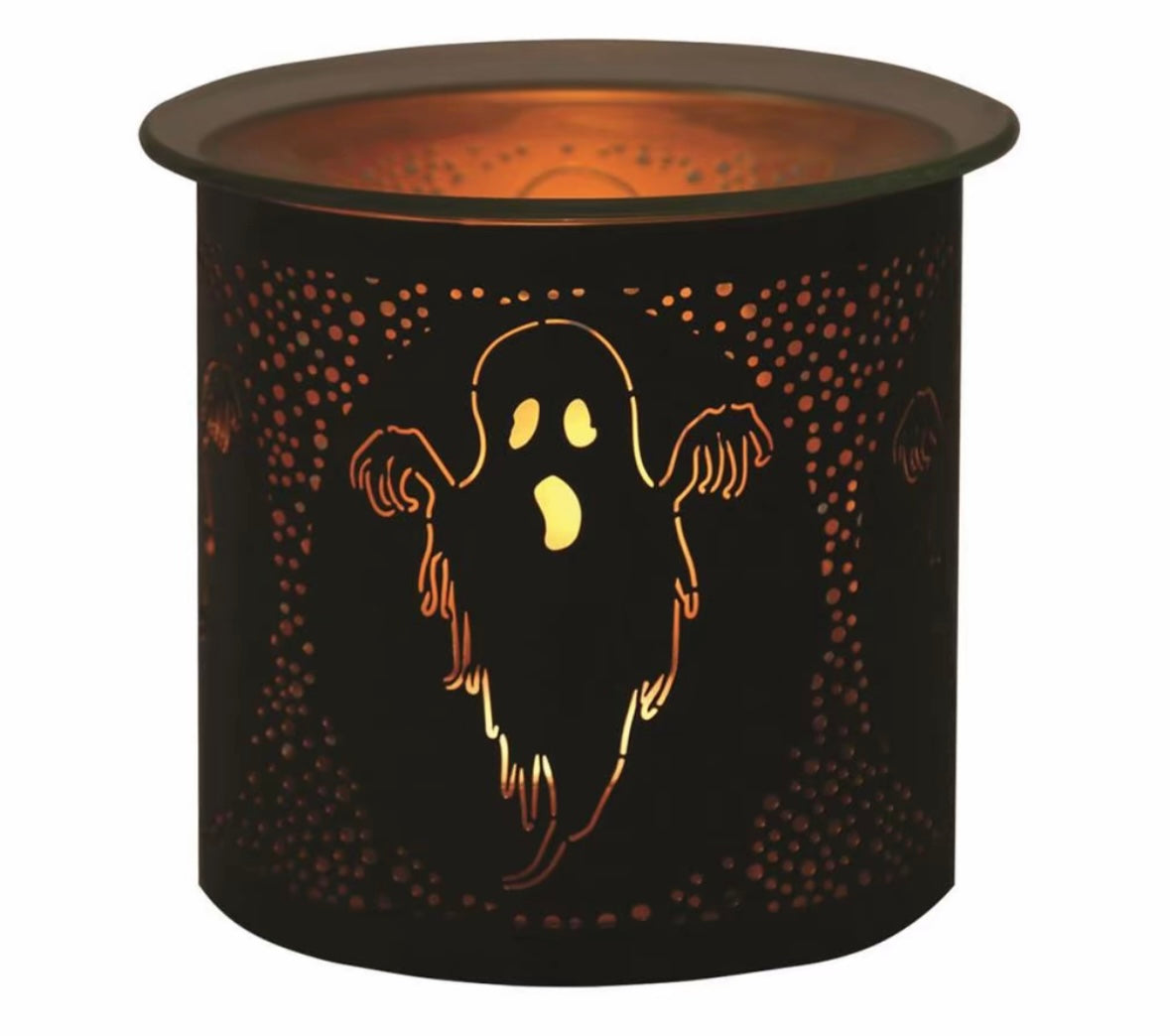 Ghost Wax Melt Warmer & 🆓 Handmade Rectangle Clamshell Melt