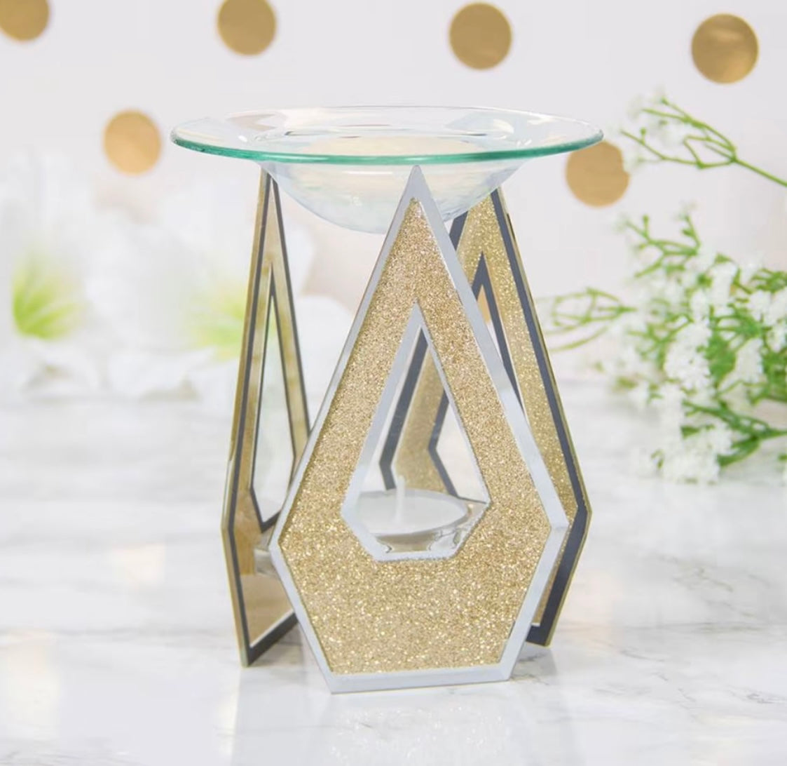 Gold Diamond Glitter Wax Melt Warmer