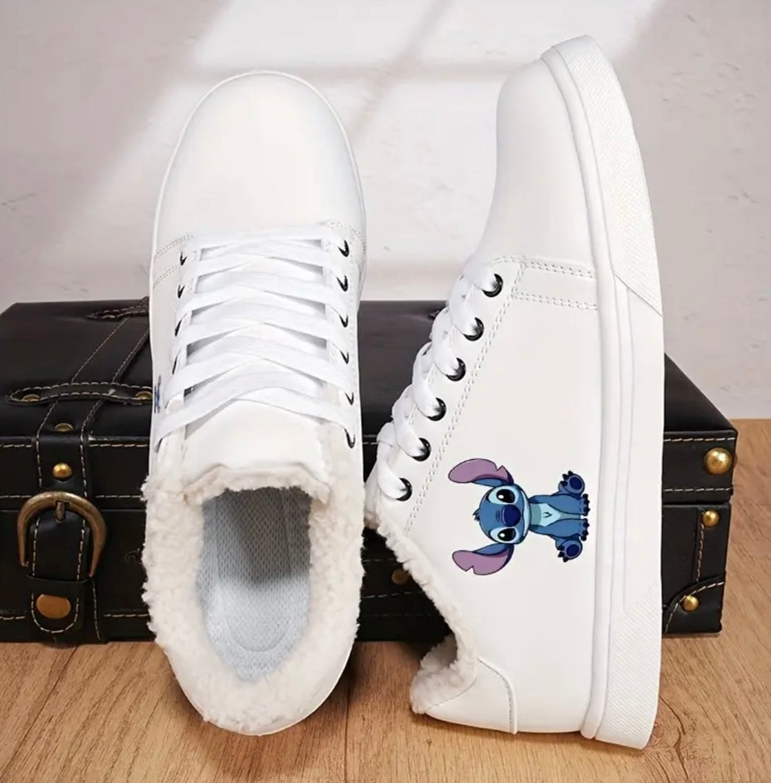 Womens Blue Alien High Tops