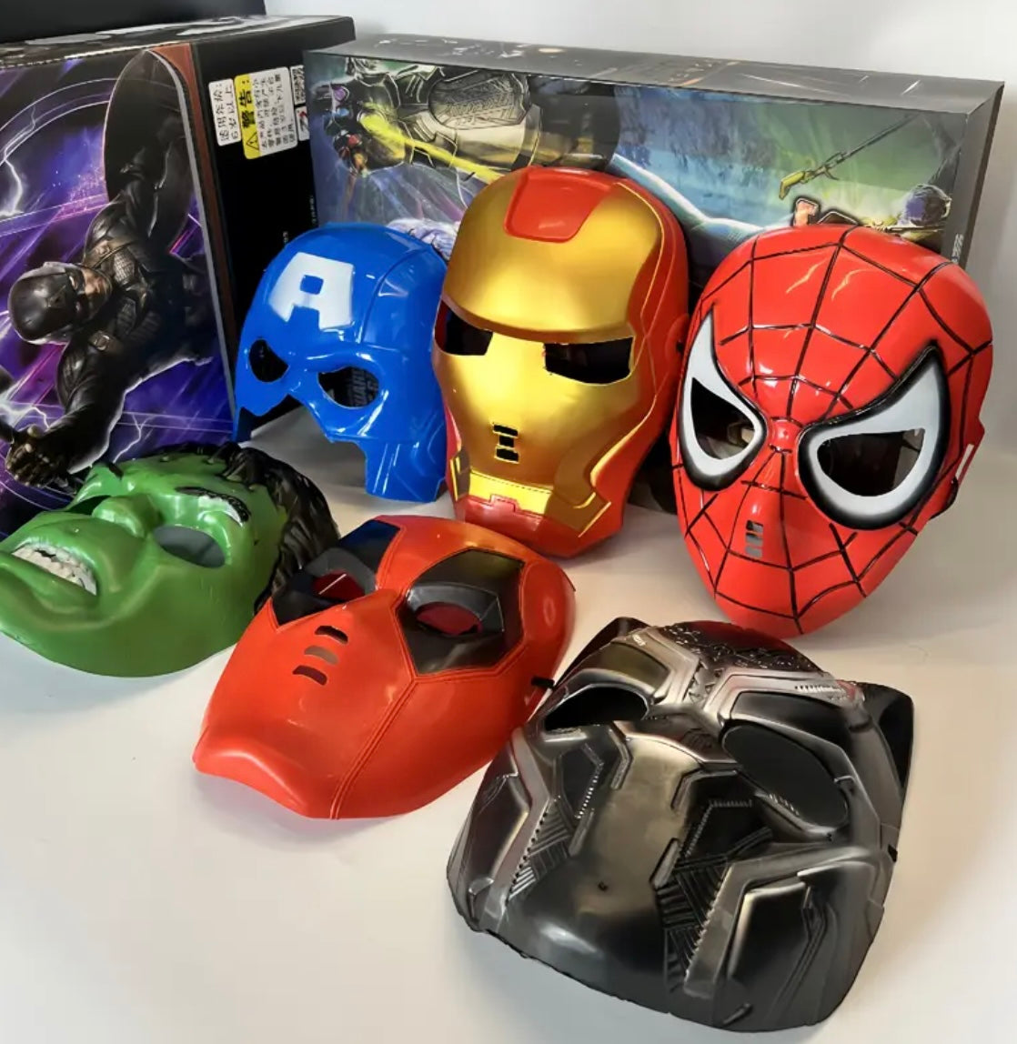 6 Pack Superhero Masks