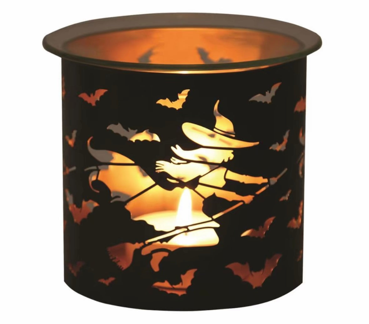 Witch Wax Melt Warmer & 🆓 Handmade Rectangle Clamshell Melt