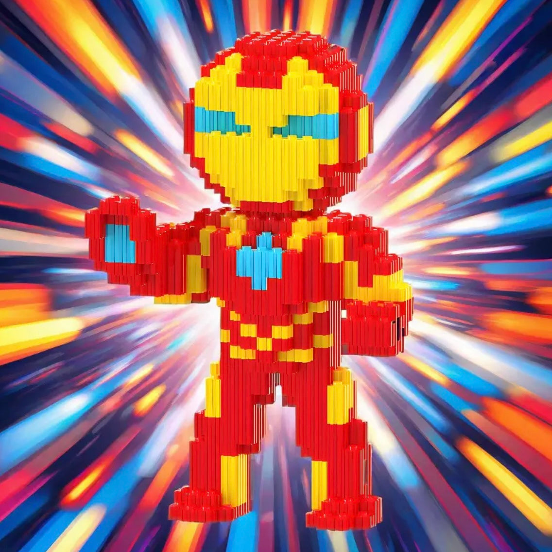 Iron Hero Building Blocks