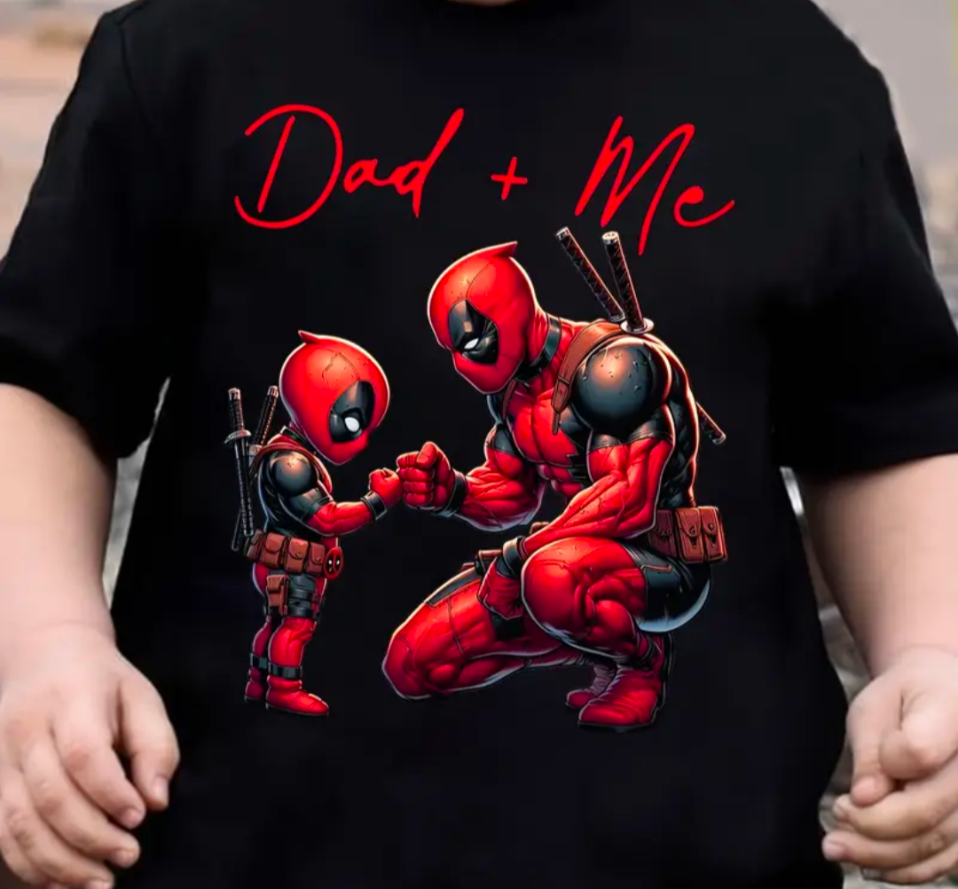 Boys Dad & Me Superhero T-Shirt