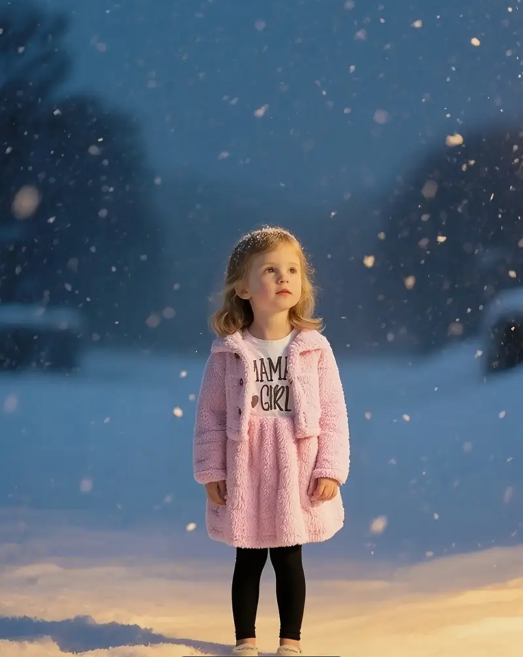 Baby Girls Plush Dress & Jacket