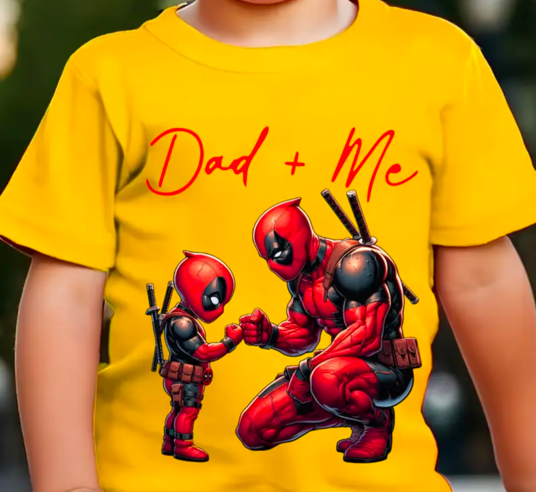 Boys Dad & Me Superhero T-Shirt