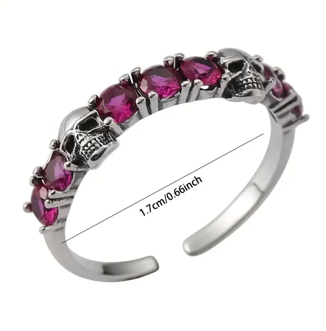 Skull Adjustable Ring