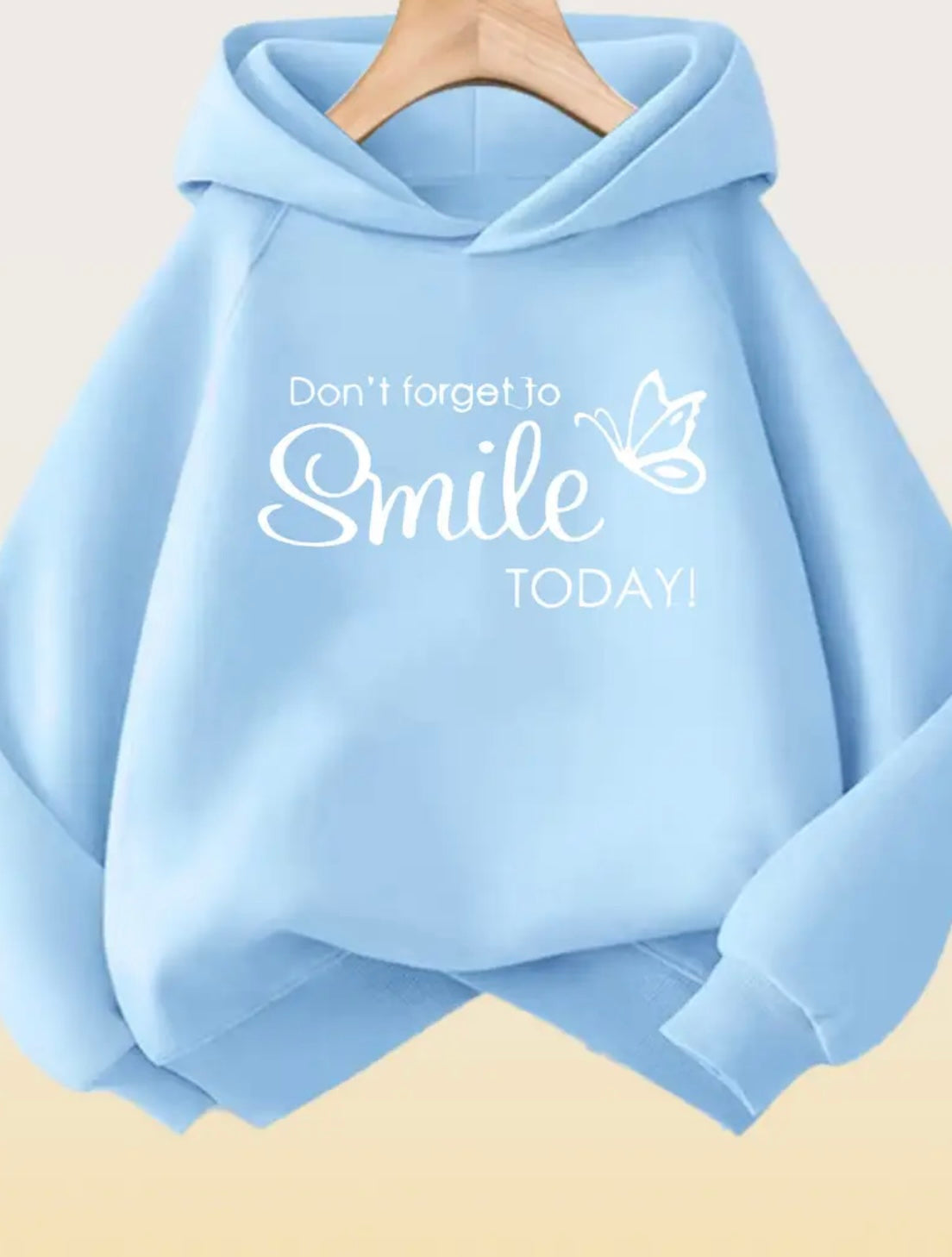 Womens Don’t Forget To Smile Today Hoodie