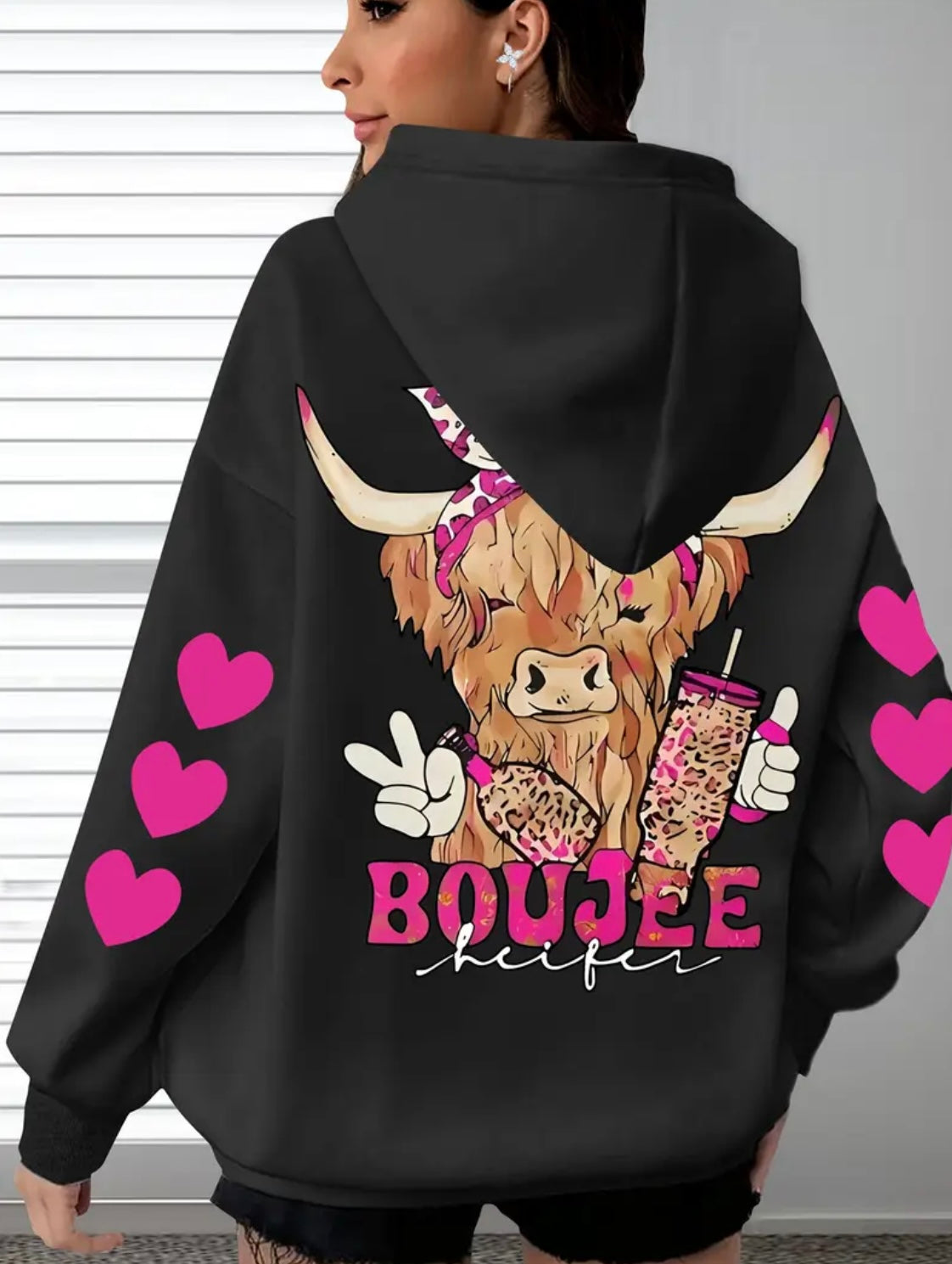 Women’s Curve Boujee Heifer Hoodie