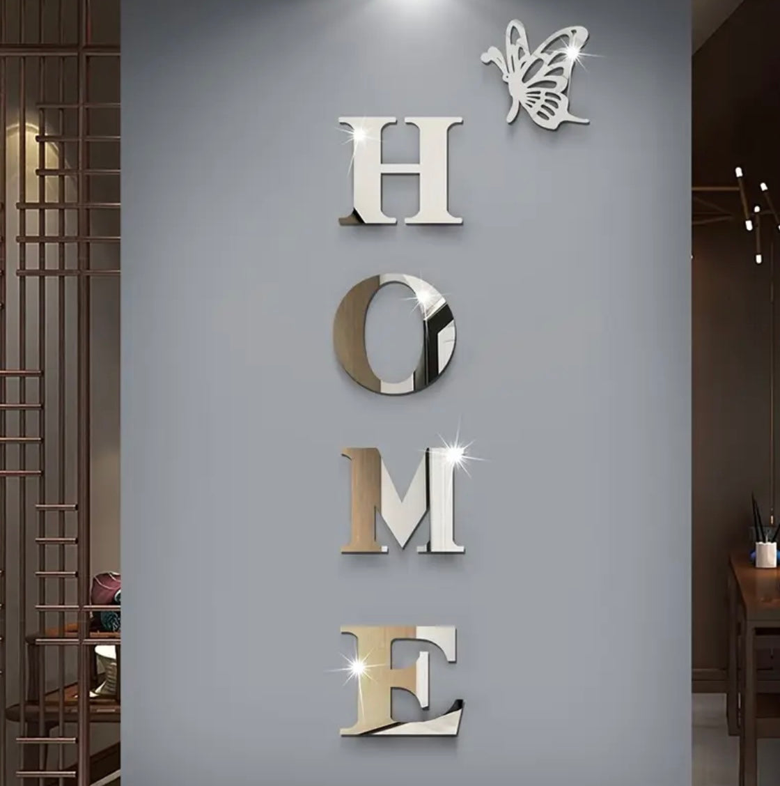 Home 3D Mirror Wall Art