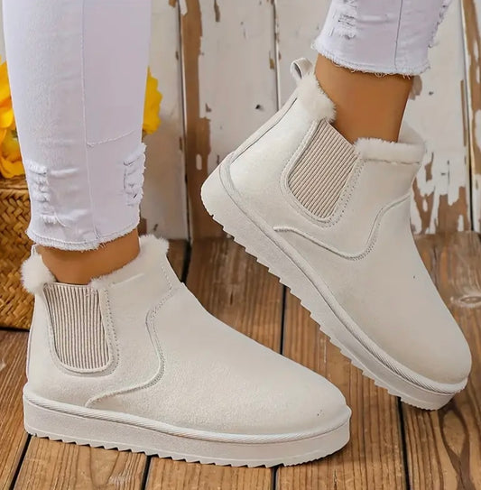 Womens Winter Ankle Boots With Thermal Lining