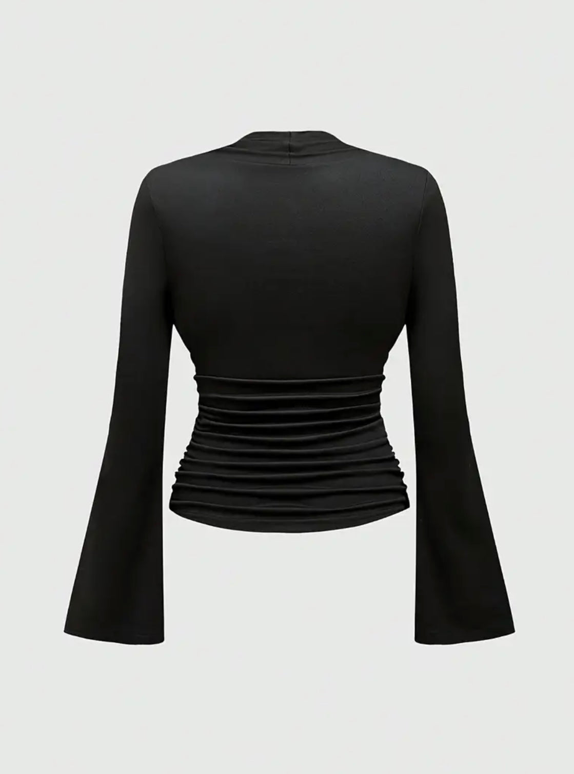 Womens Gothic Cross Pendant Long Sleeve T-Shirt