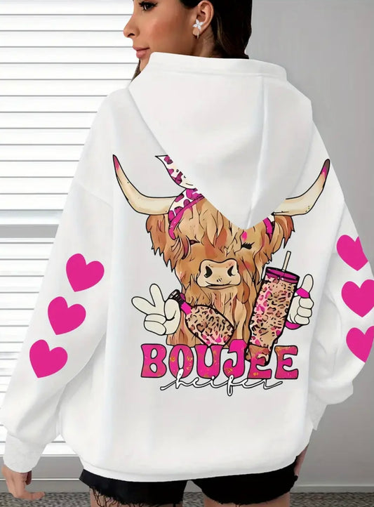 Women’s Curve Boujee Heifer Hoodie