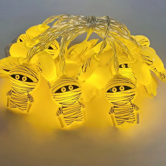 10 LED String Mummy Halloween Lights