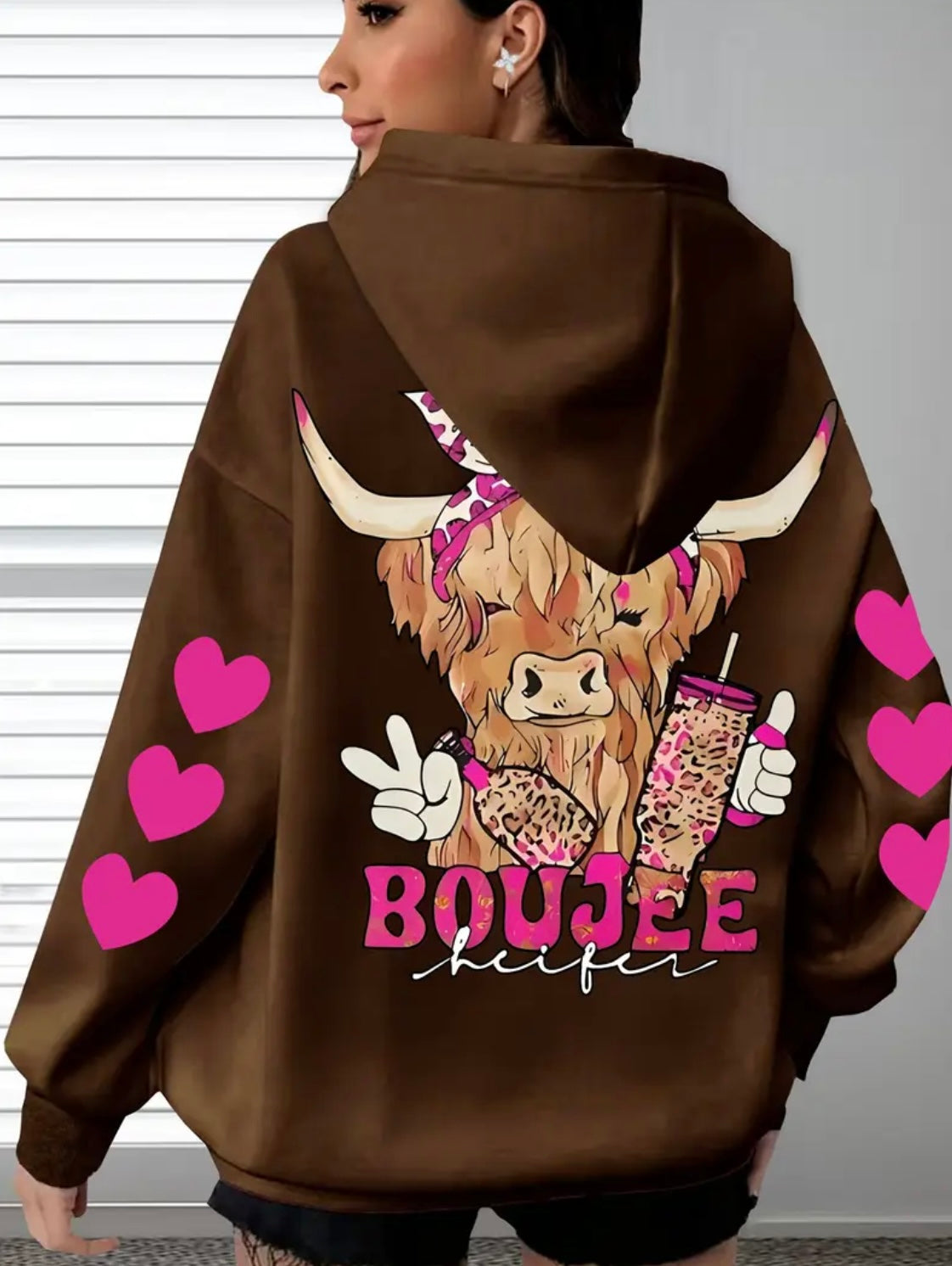 Women’s Curve Boujee Heifer Hoodie