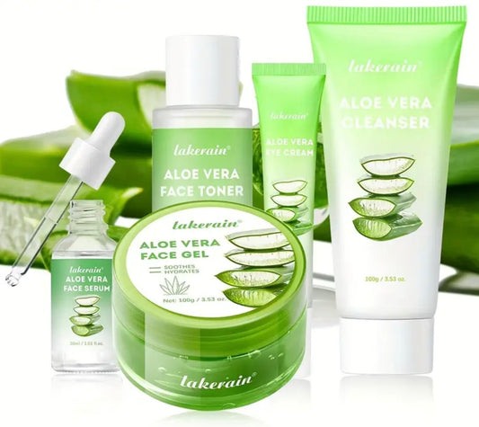 5 Pack Aloe Vera Skin Care Set