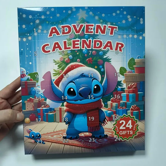 Blue Alien Figure Advent Calendar