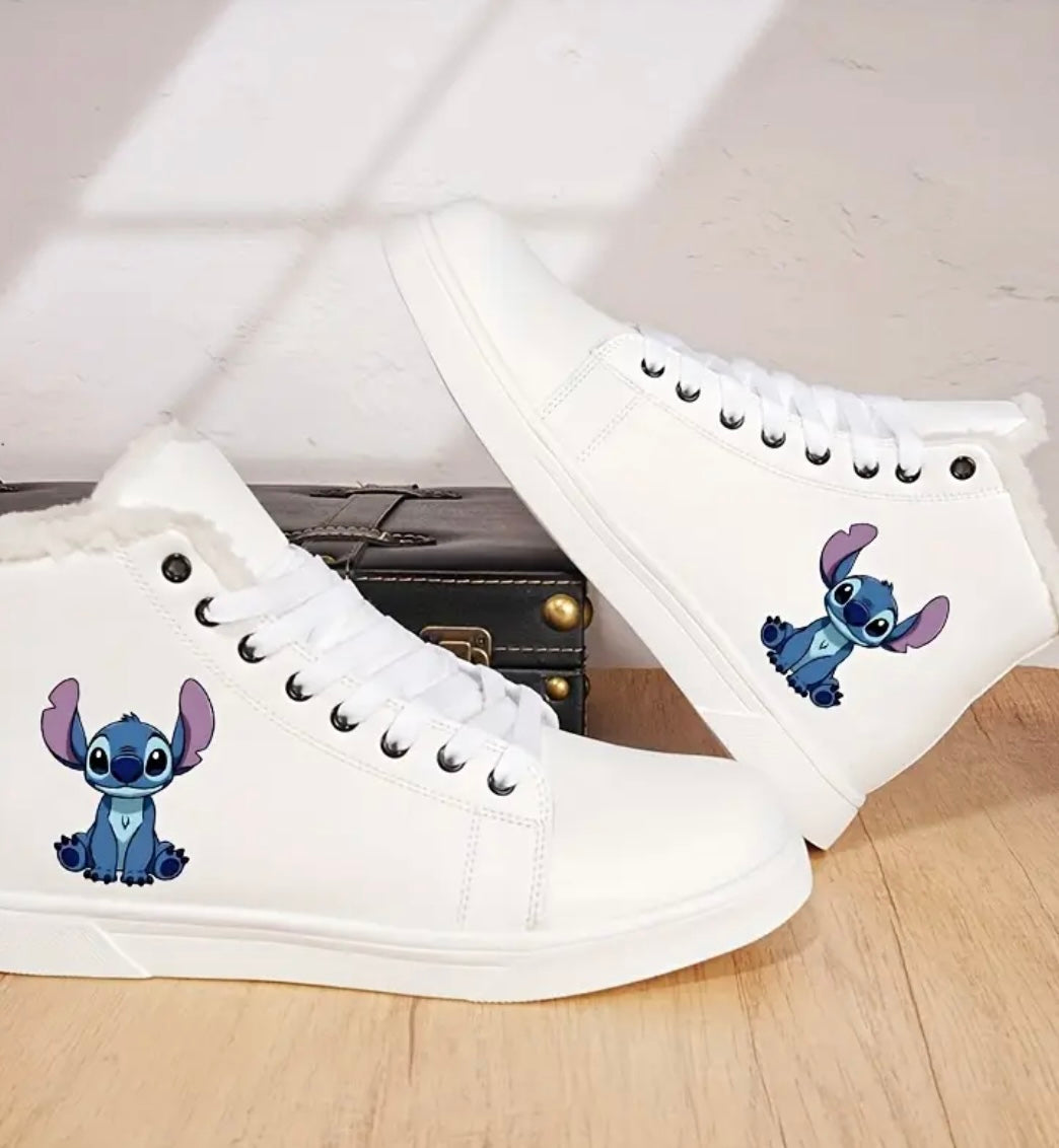 Womens Blue Alien High Tops