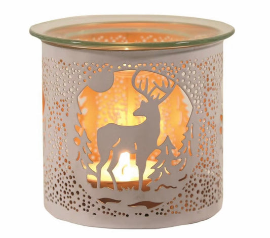 Stag Wax Melt Warmer & 🆓 Handmade Rectangle Clamshell Melt