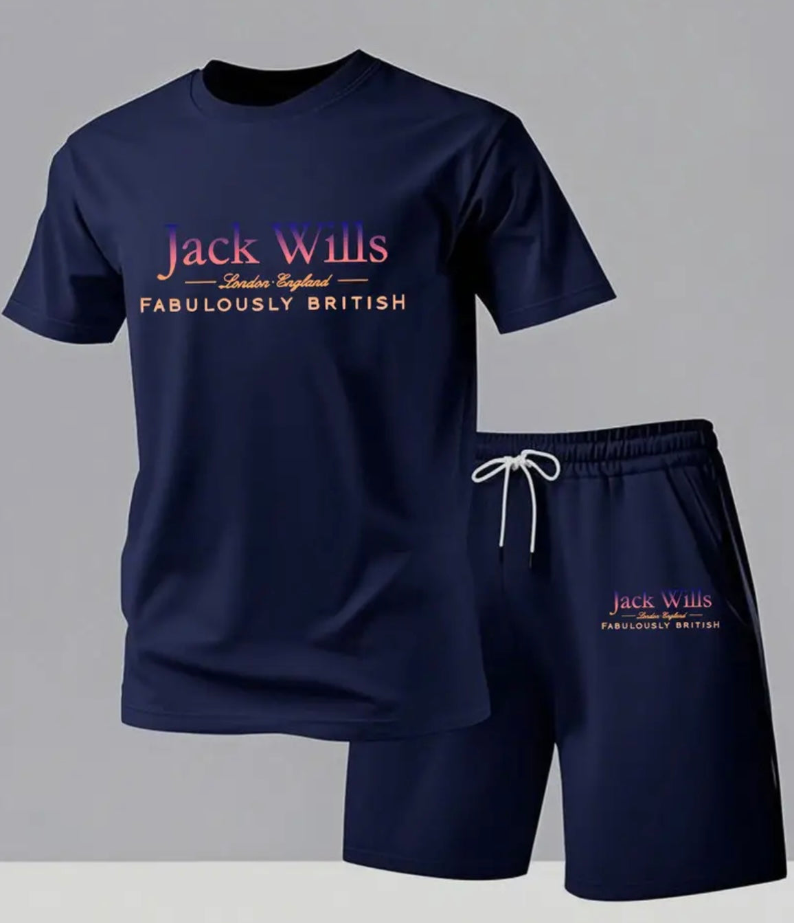 Mens Jack Wills T-Shirt & Shorts