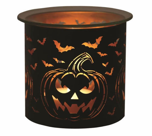 Pumpkin Wax Melt Warmer & 🆓 Handmade Rectangle Clamshell Melt