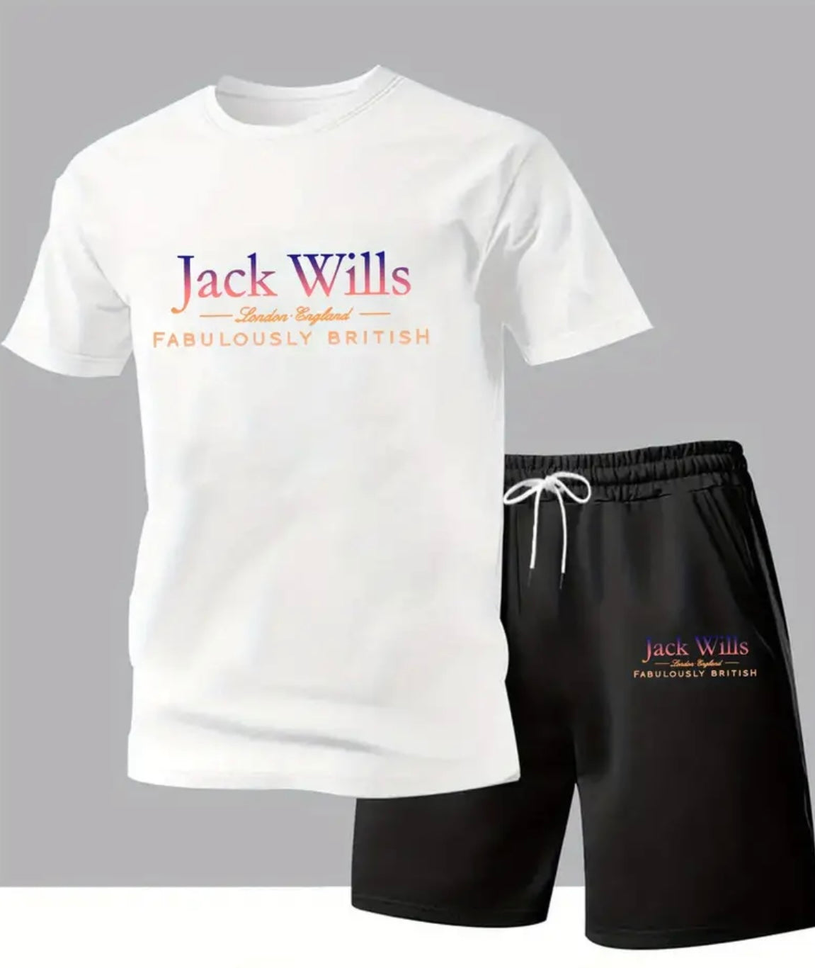 Mens Jack Wills T-Shirt & Shorts