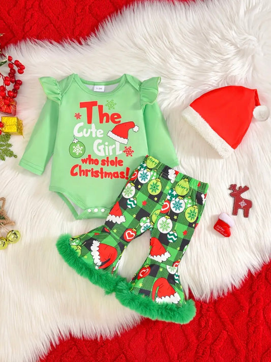 Baby Girls The Cute Girl Who Stole Christmas Outfit