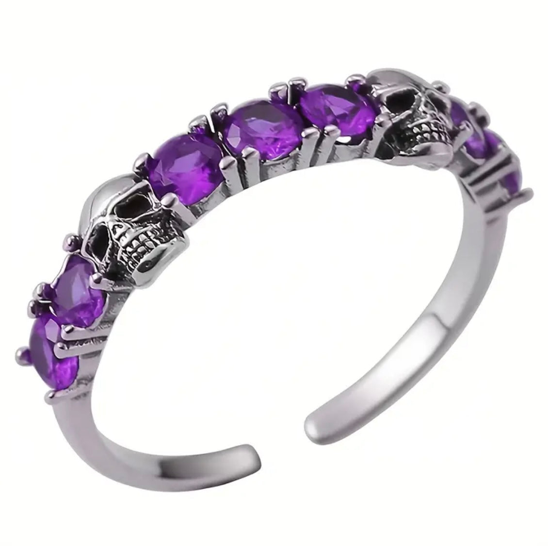 Skull Adjustable Ring