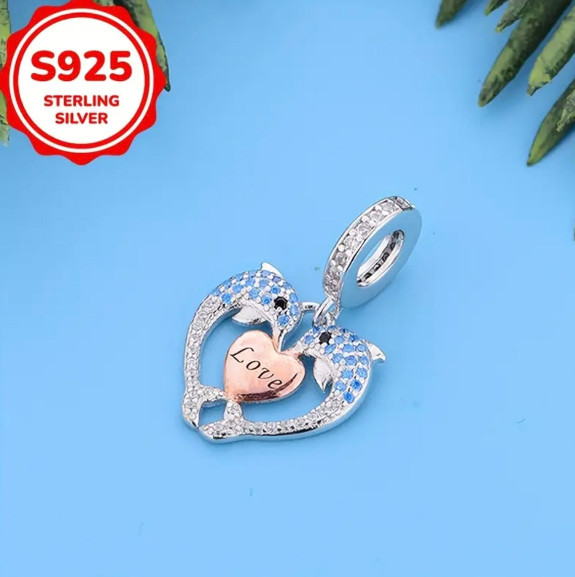 S925 Dolphin Charm