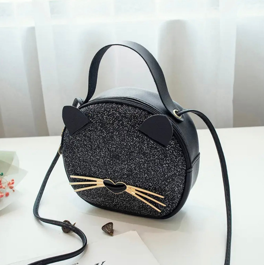 Womens Cat Crossbody Bag