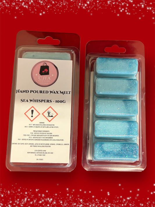 Sea Whispers Clamshell Wax Melt