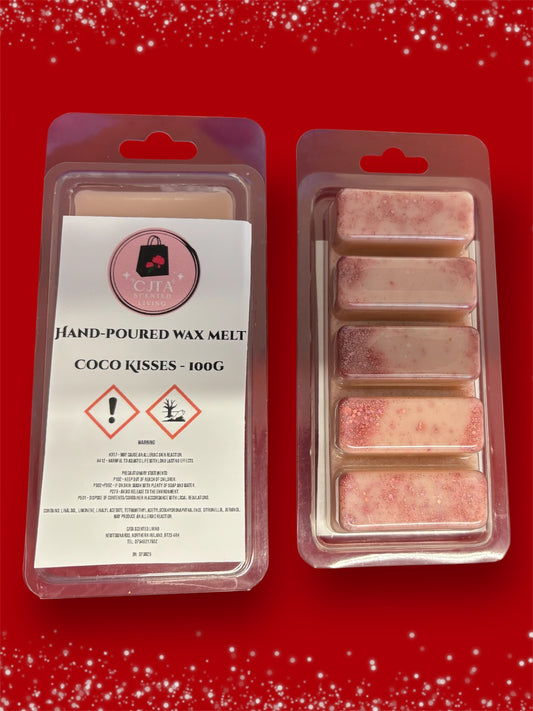 Coco Kisses Clamshell Wax Melt