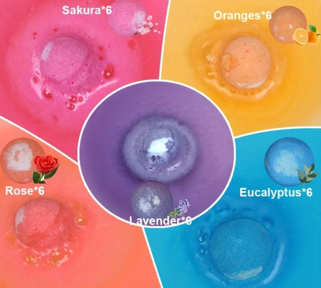 8 Pack Halloween Bath Bomb Surprise Set