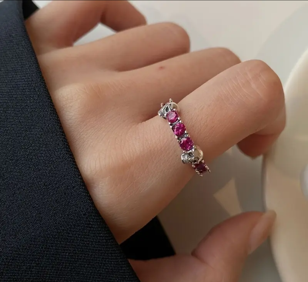 Skull Adjustable Ring