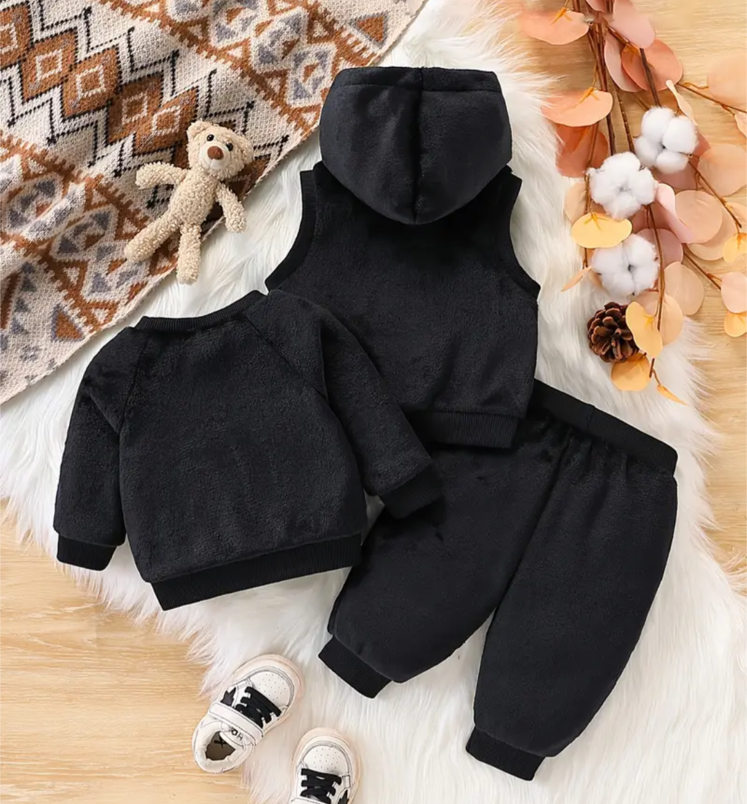 Baby Boys 3 Piece Bear Set